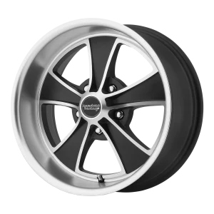 American Racing Vintage – VN808 MACH 5 – Black – 17″x8″ 0mm – Summer Wheels – VN80878012700